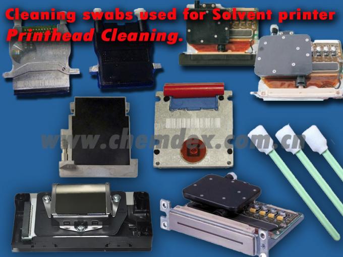 Large Format Printerhead cleaning swab/CH-FS707 Best Anti-solvent cleaning Swab/Foam tip printhead cleaning swab