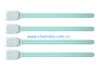 China CH-PS707 ESD Cleanroom Polyster swab/ESD Cleaning Swab/ 5&quot; polyester cleanroom swabs/Texwipe TX714A compatible swab supplier