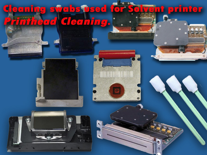 CH-FS712 Anti-Solvent Printer cleaning swab/ Cleaning foam tip Swab for Roland Mimaki Mutoh large format inkjet printer