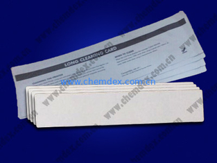 China TPCC-250006 Check scanner cleaning card 2.5&quot;x6&quot; supplier