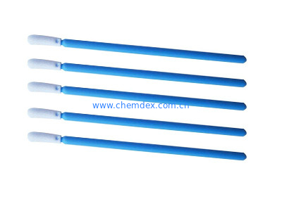 Foamtec compatible cleanroom foam swab/CH-FS719 Cleanroom BLUE Foam Tip swab/ESD cleanroom swabs/sponge swab/clean swabs supplier