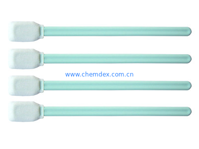 CH-PS707 ESD Cleanroom Polyster swab/ESD Cleaning Swab/ 5&quot; polyester cleanroom swabs/Texwipe TX714A compatible swab supplier