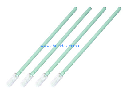CH-PS758LM  Microfiber swab/ESD Cleanroom swab/Anti-static Cleaning Swab/3"microfiber swab/70mm length cleaning swab supplier