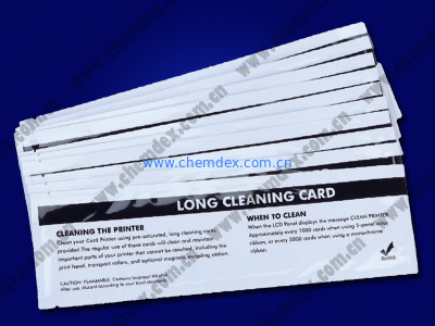 Long Clean Card/Magicard Rio Card printer Cleaning kits M9005-946 /cleaning cards supplier