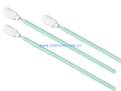 CH-PS766M ESD Cleanroom Microfiber swab/4" microfiber Cleaning Swab/4" ESD cleanroom swabs/Texwipe compatible clean swab supplier
