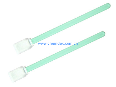 CH-PS707M ESD Cleanroom Microfiber swab/5&quot; Anti-static Cleaning Swab/Texwipe compatible 5&quot; Microfiber cleanroom swabs supplier