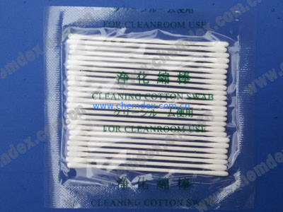 CS15-002 (Huby 340 BB-002) Cleanroom Cotton Swabs/paper handle cleanroom swab/cotton cleaning swab/huby340 cleaning swab supplier