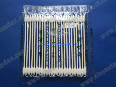 CS15-003 (Huby 340 BB-003) Cleanroom Cotton Swab/paper handle cleanroom swab/cotton cleaning swab/huby340 cleaning swab supplier