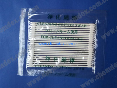 CS15-005 (Huby 340 BB-013) Cleanroom Cotton Swabs/cotton tip cleanroom swab/paper handle cleaning swab/huby cotton swab supplier