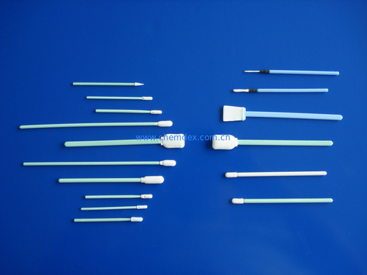 Foamtec compatible cleanroom foam swab/CH-FS719 Cleanroom BLUE Foam Tip swab/ESD cleanroom swabs/sponge swab/clean swabs supplier