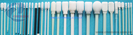 Foamtec compatible cleanroom foam swab/CH-FS719 Cleanroom BLUE Foam Tip swab/ESD cleanroom swabs/sponge swab/clean swabs supplier