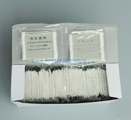 CS15-005 (Huby 340 BB-013) Cleanroom Cotton Swabs/cotton tip cleanroom swab/paper handle cleaning swab/huby cotton swab supplier