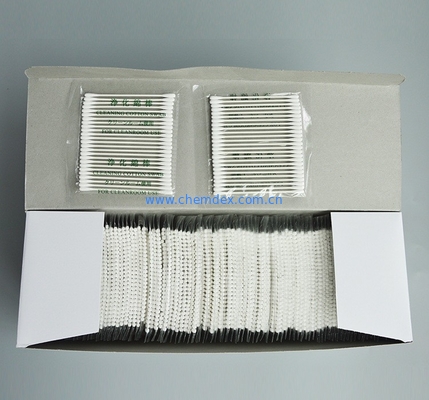 CS15-002 (Huby 340 BB-002) Cleanroom Cotton Swabs/paper handle cleanroom swab/cotton cleaning swab/huby340 cleaning swab supplier