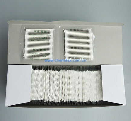 CS25-001 (Huby 340 CA-002) Cleanroom Cotton Swabs/paper handle cleanroom swab/cotton cleaning swab/huby340 cleaning swab supplier