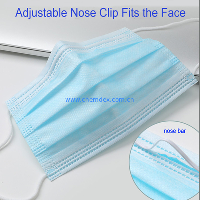 wholesale disposable facemask 3 ply non-woven facemask health Earloop in stock fast delivery supplier